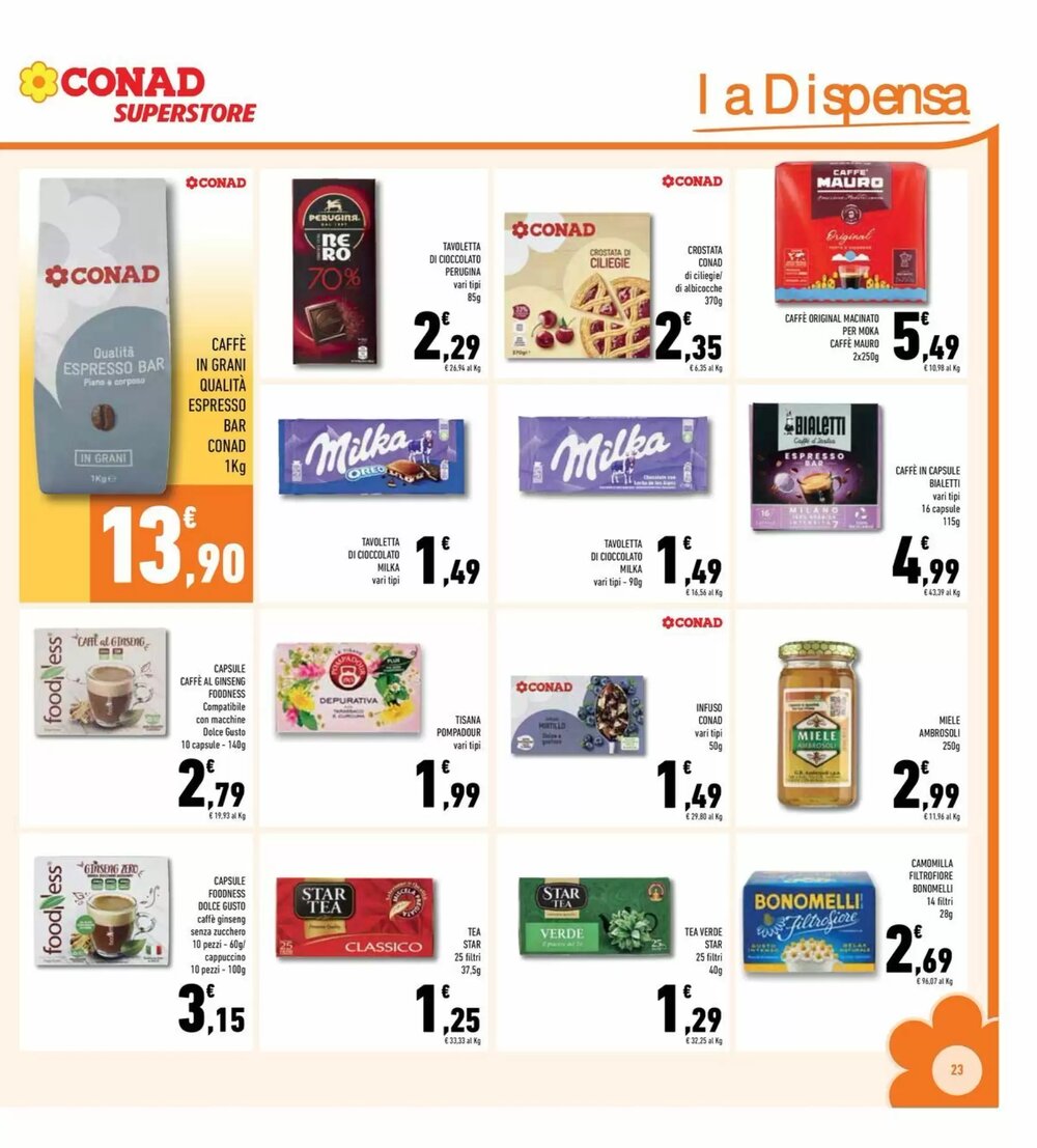 Volantino promozionale Conad Superstore  valide dal 14/01/2026 - Pagina 23.