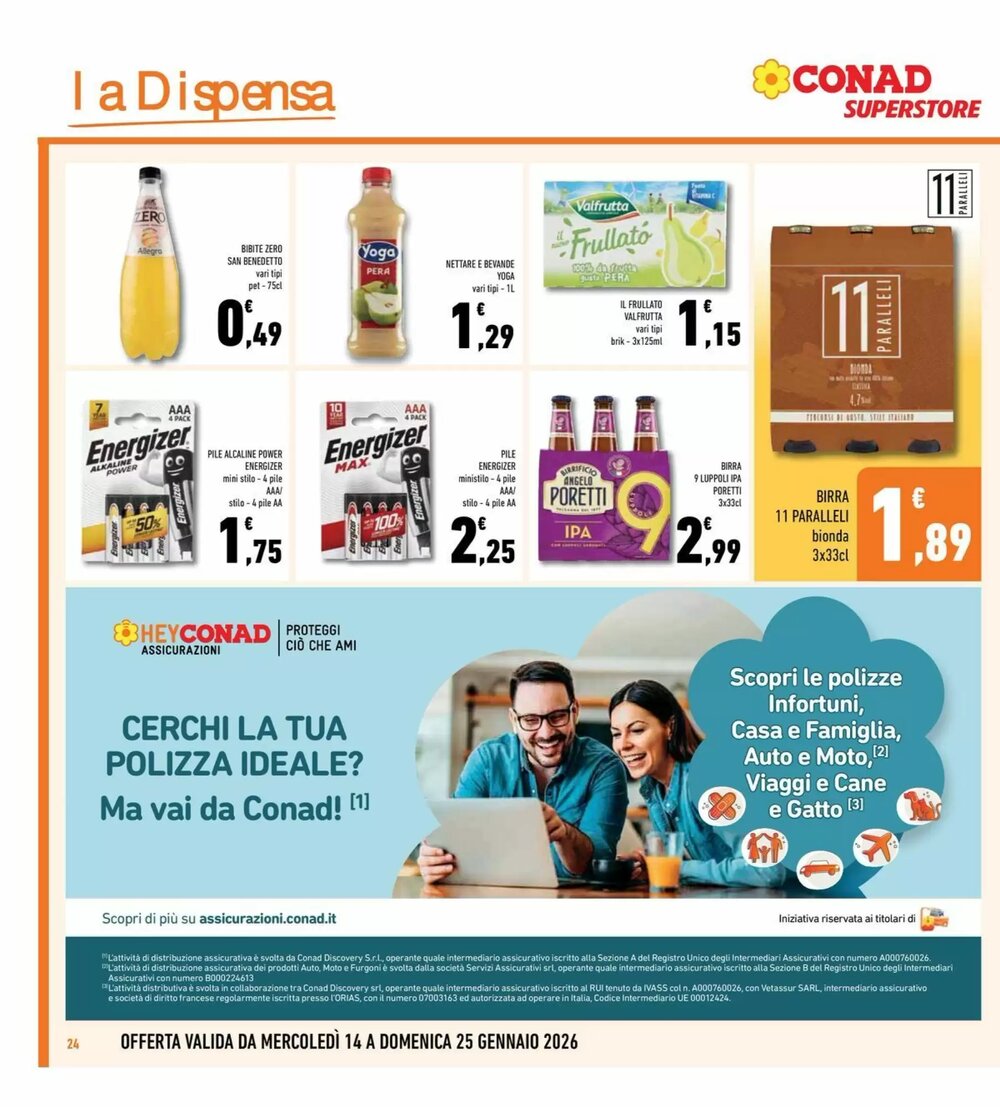 Volantino promozionale Conad Superstore  valide dal 14/01/2026 - Pagina 24.
