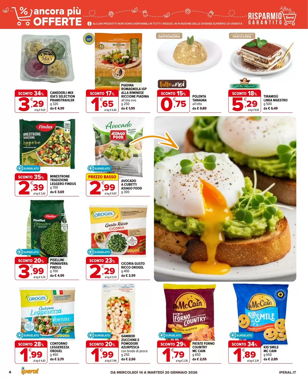 Volantino promozionale Iperal  valide dal 14/01/2026 - Pagina 4.