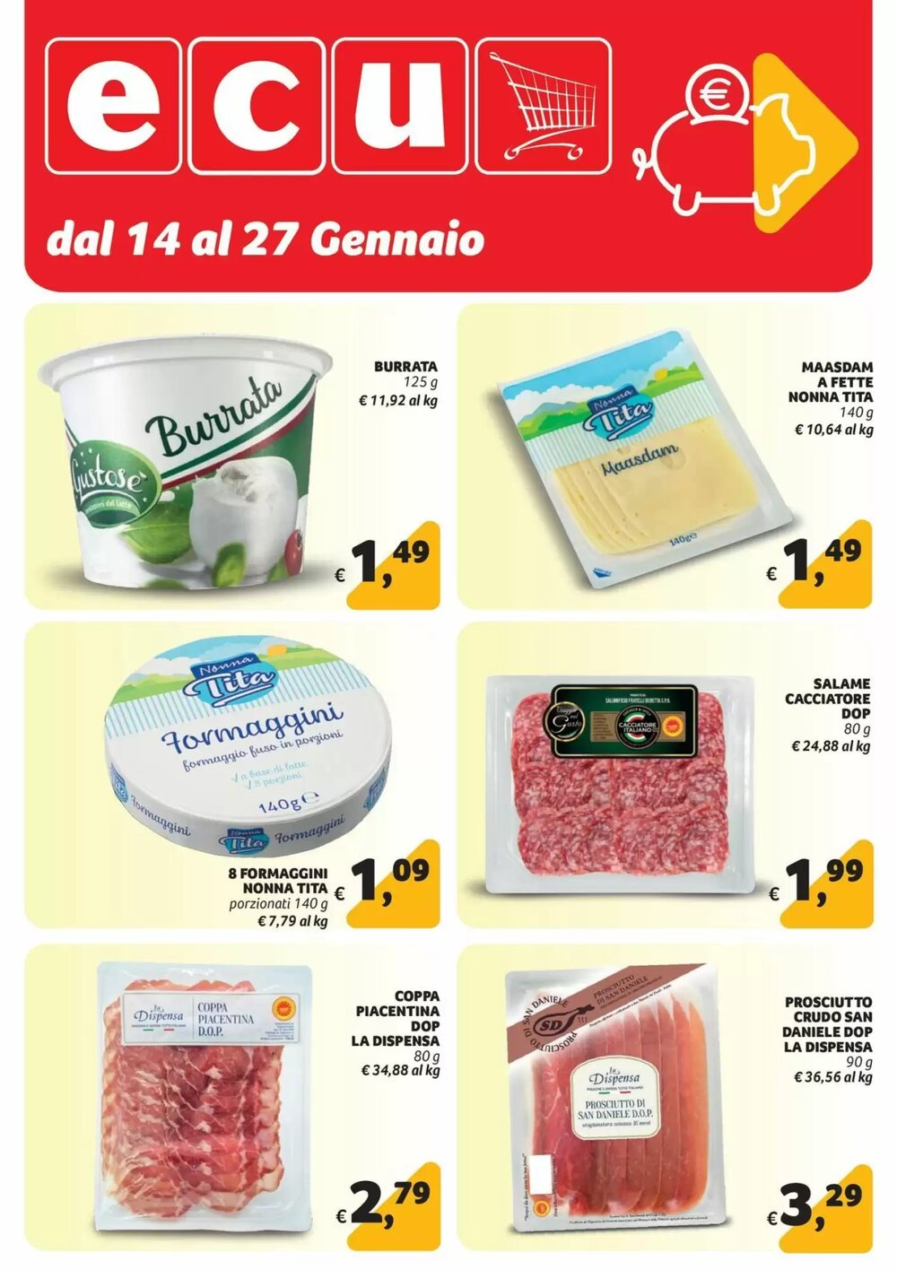 Volantino promozionale Ecu Discount  valide dal 14/01/2026 - Pagina 12.