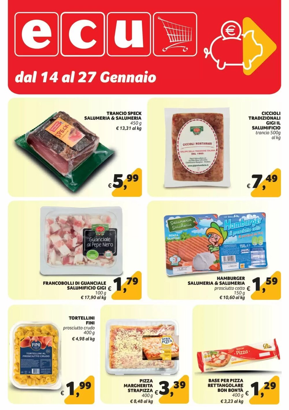 Volantino promozionale Ecu Discount  valide dal 14/01/2026 - Pagina 15.