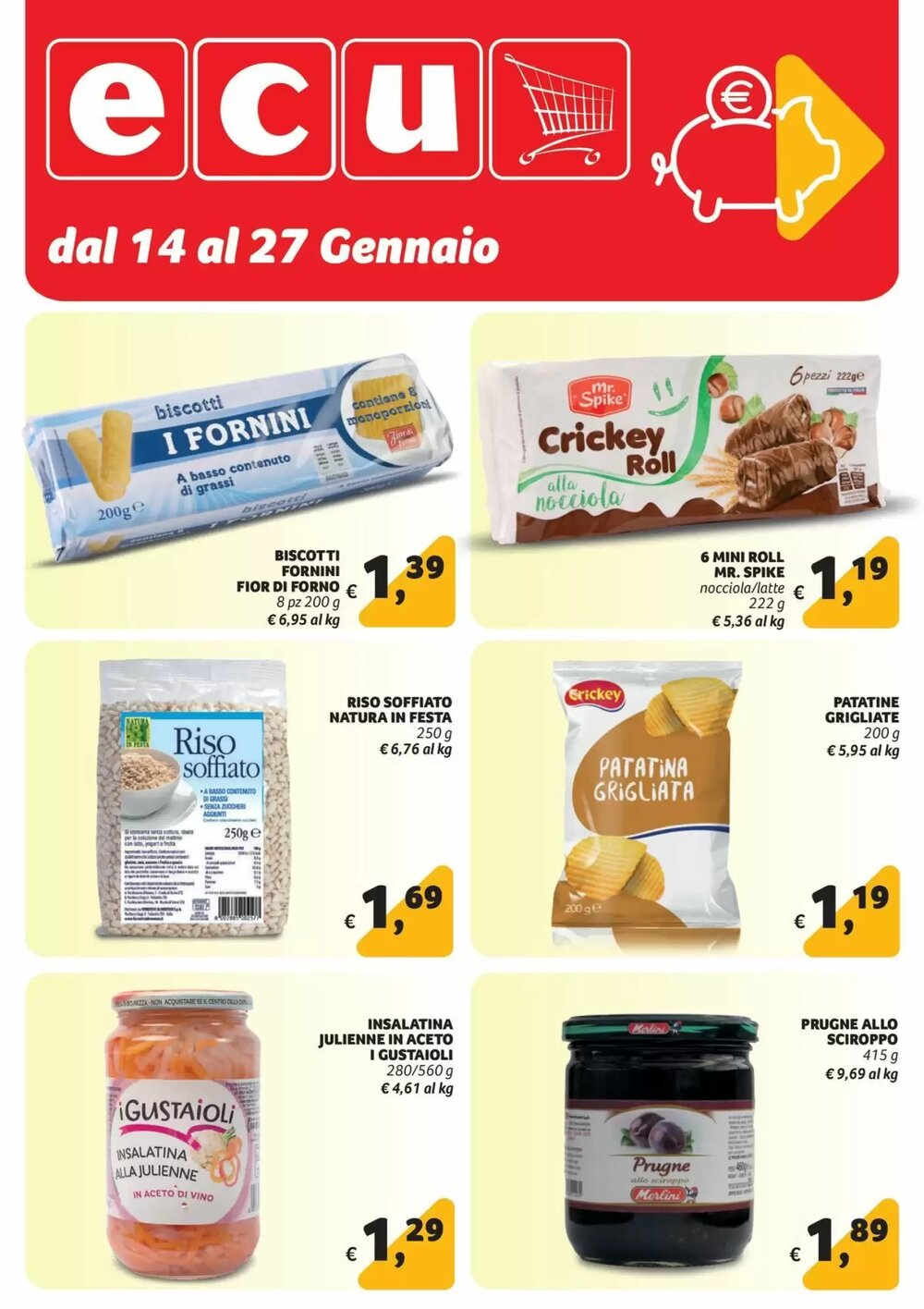 Volantino promozionale Ecu Discount  valide dal 14/01/2026 - Pagina 16.