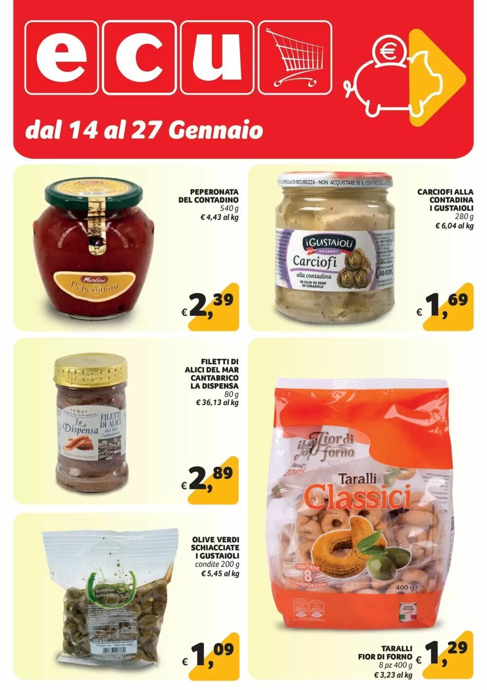 Volantino promozionale Ecu Discount  valide dal 14/01/2026 - Pagina 17.