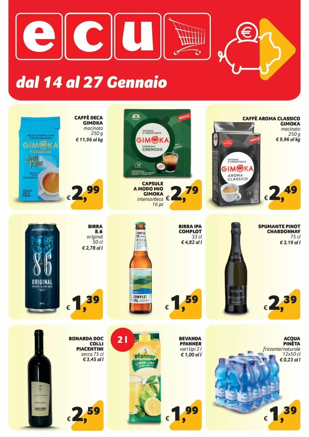 Volantino promozionale Ecu Discount  valide dal 14/01/2026 - Pagina 18.