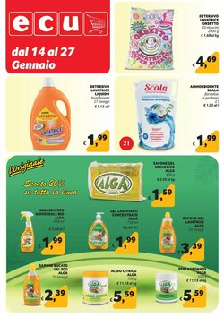 Volantino promozionale Ecu Discount  valide dal 14/01/2026 - Pagina 19.