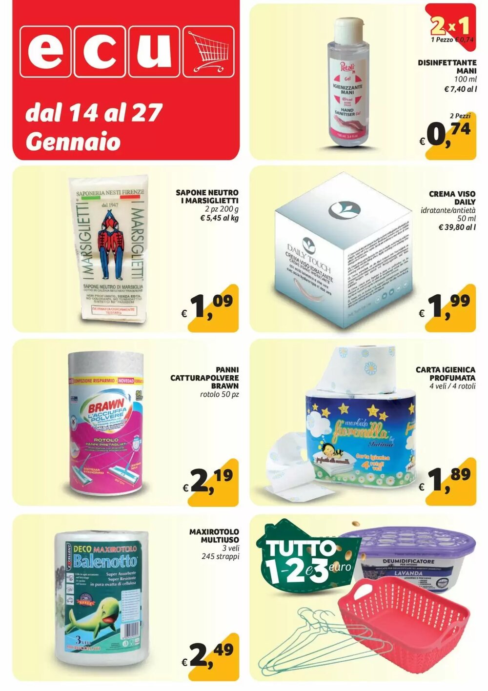 Volantino promozionale Ecu Discount  valide dal 14/01/2026 - Pagina 20.