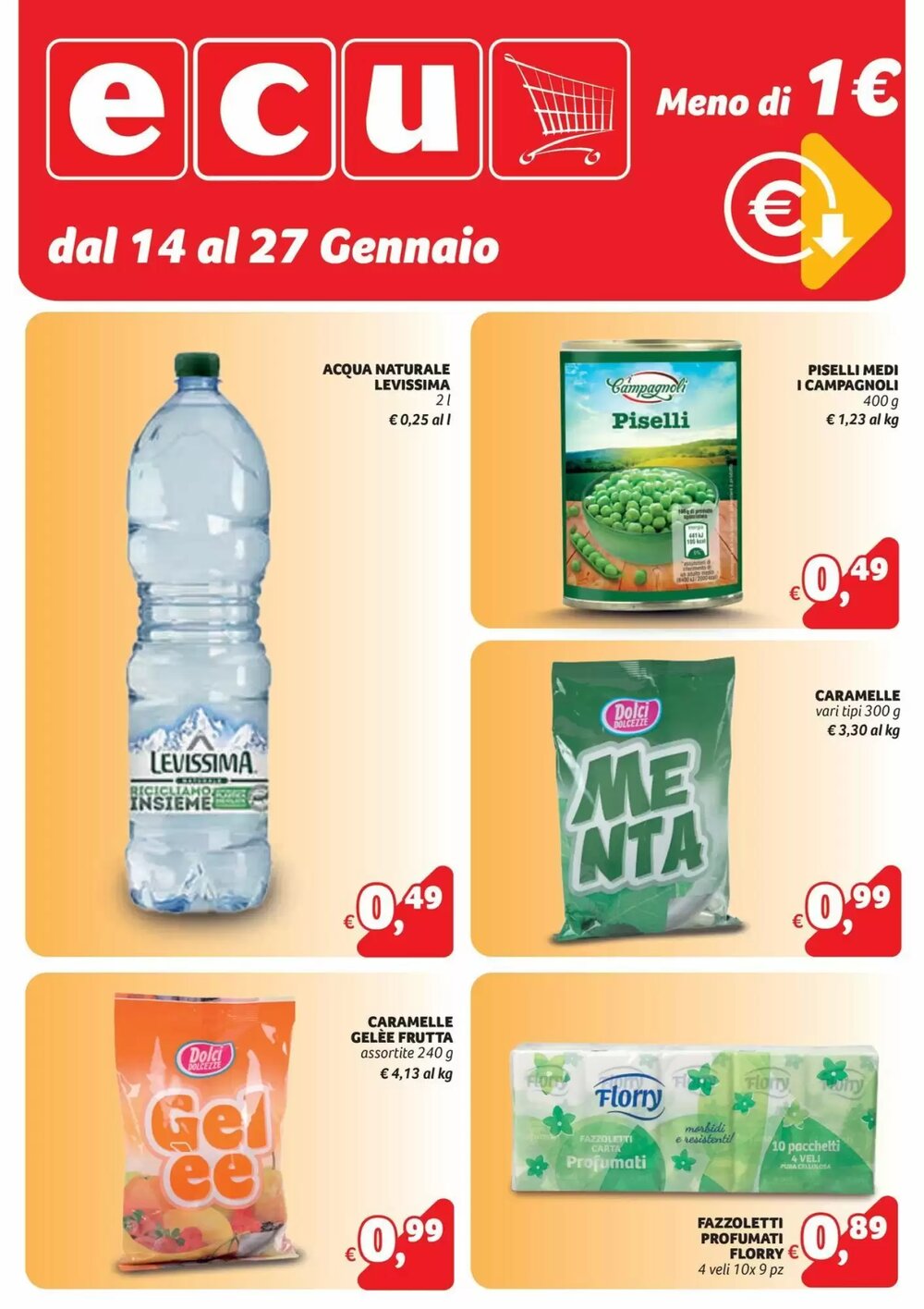 Volantino promozionale Ecu Discount  valide dal 14/01/2026 - Pagina 22.