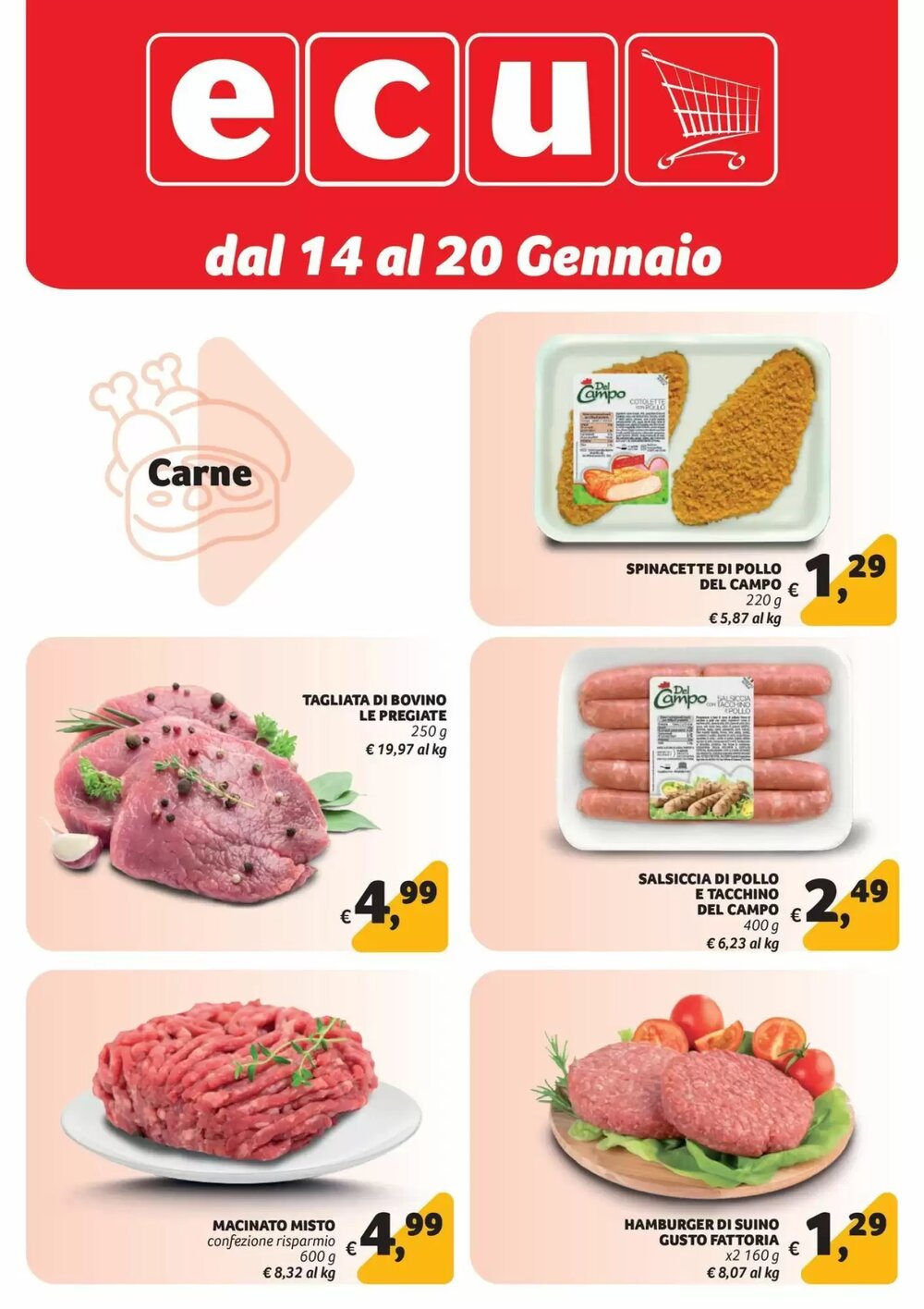 Volantino promozionale Ecu Discount  valide dal 14/01/2026 - Pagina 7.