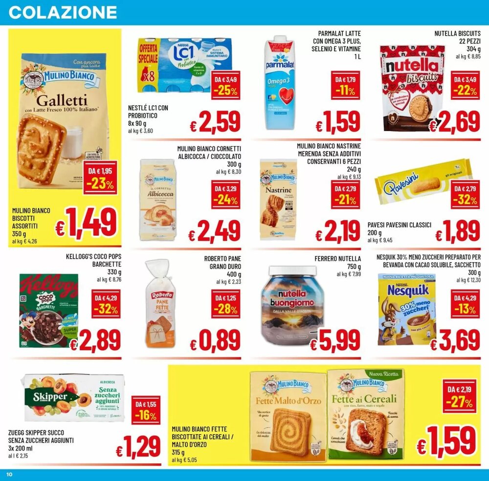 Volantino promozionale Famila Market  valide dal 14/01/2026 - Pagina 10.