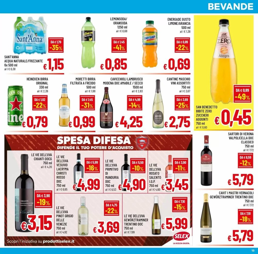 Volantino promozionale Famila Market  valide dal 14/01/2026 - Pagina 13.