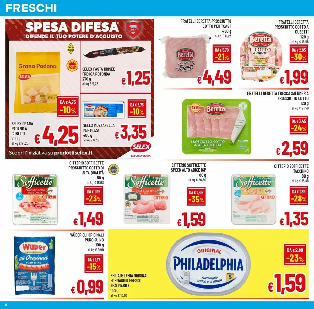 Volantino promozionale Famila Market  valide dal 14/01/2026 - Pagina 8.
