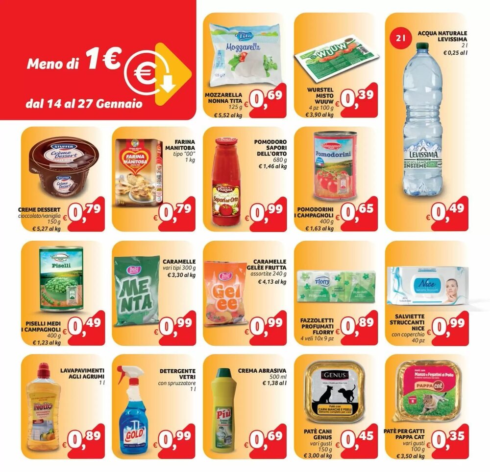 Volantino promozionale Economy  valide dal 14/01/2026 - Pagina 14.