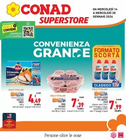 Volantino promozionale Conad Superstore  valide dal 14/01/2026 - Pagina 1.