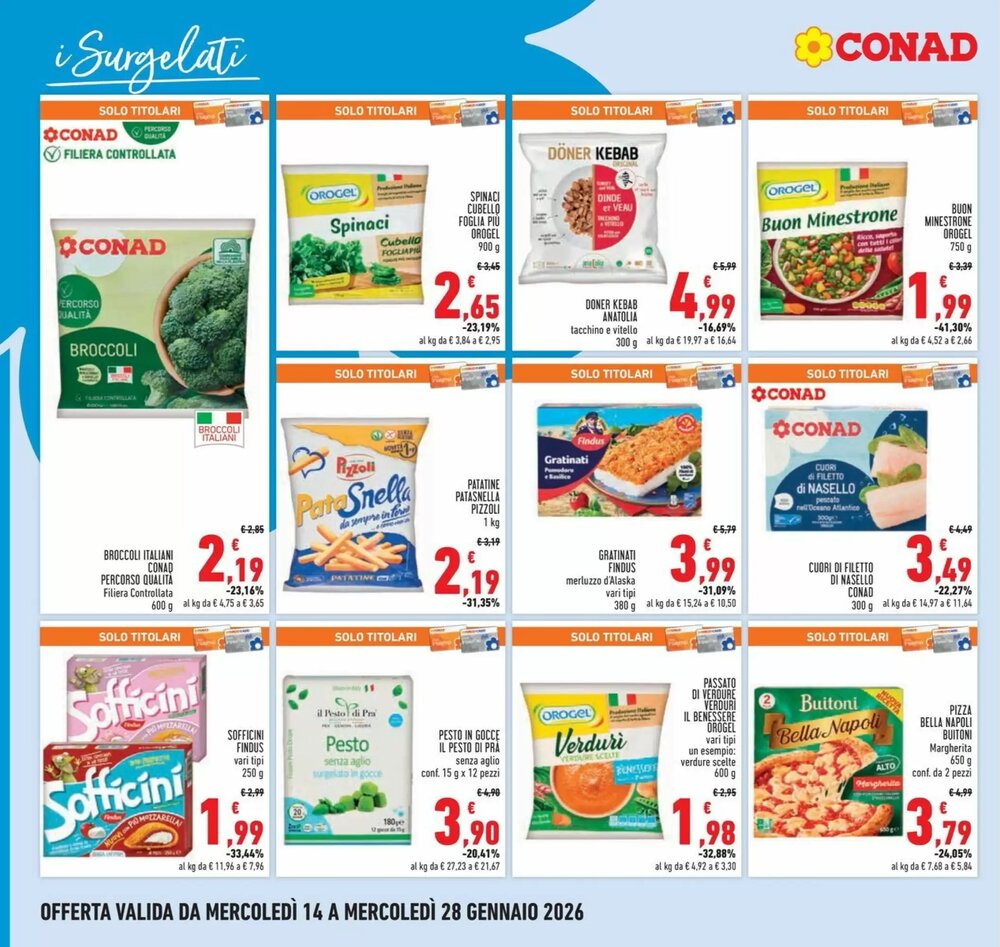 Volantino promozionale Conad  valide dal 14/01/2026 - Pagina 12.