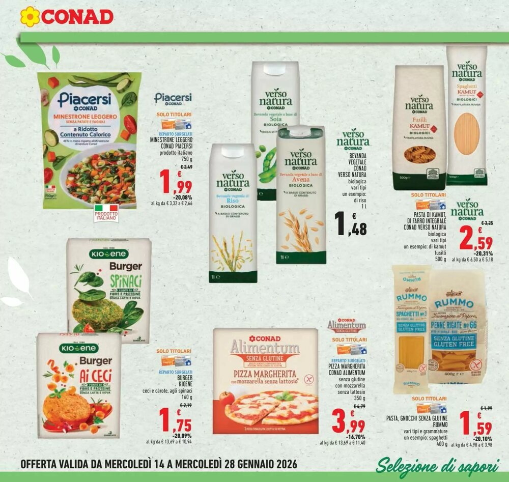 Volantino promozionale Conad  valide dal 14/01/2026 - Pagina 18.