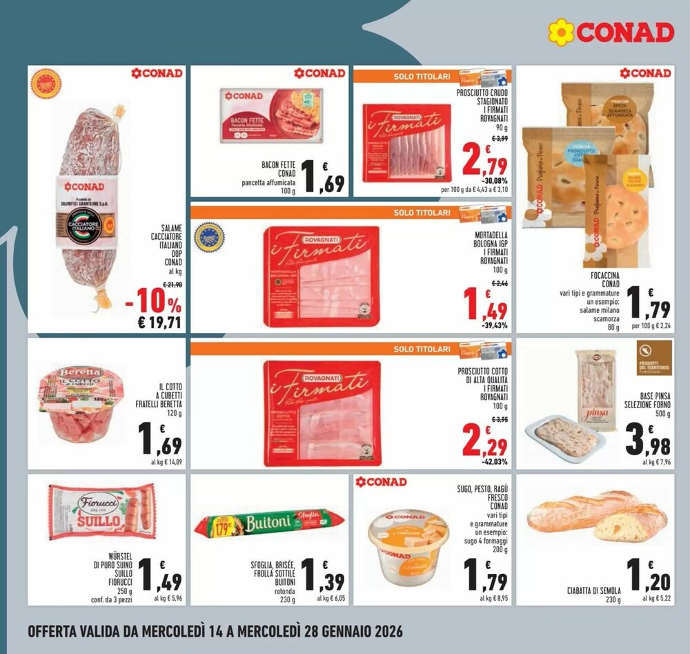 Volantino promozionale Conad  valide dal 14/01/2026 - Pagina 8.