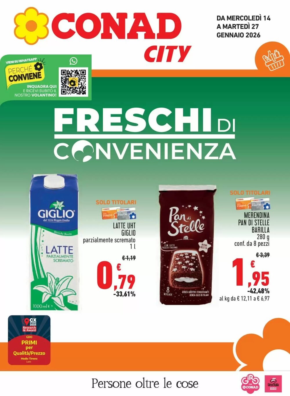 Volantino promozionale Conad City  valide dal 14/01/2026 - Pagina 1.