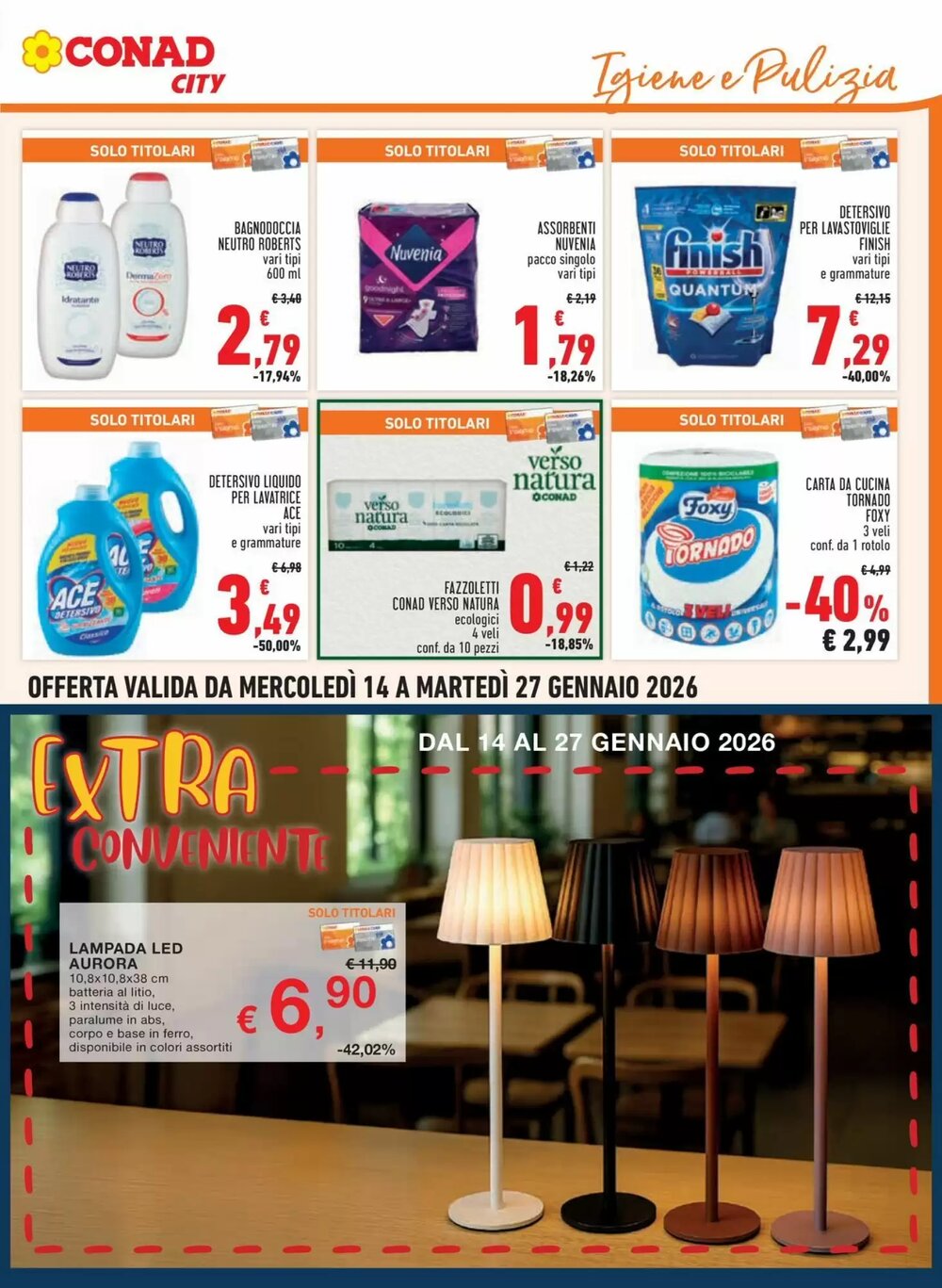 Volantino promozionale Conad City  valide dal 14/01/2026 - Pagina 17.