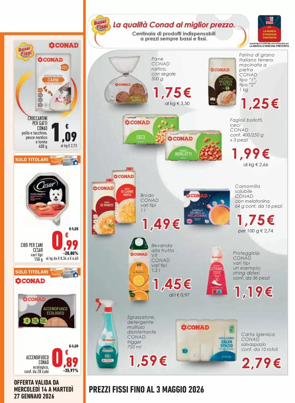 Volantino promozionale Conad City  valide dal 14/01/2026 - Pagina 18.