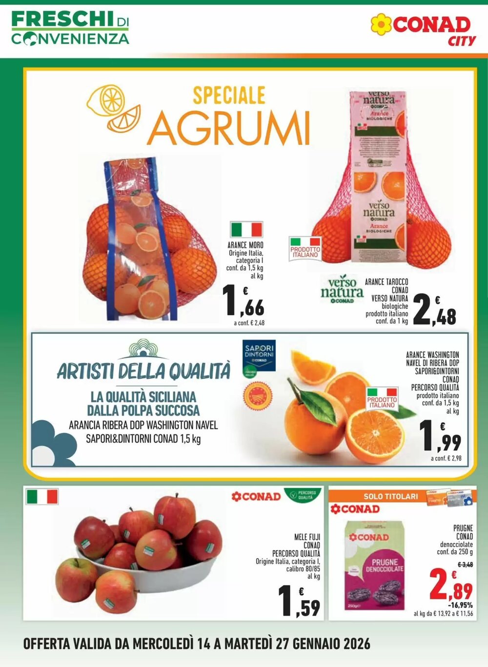 Volantino promozionale Conad City  valide dal 14/01/2026 - Pagina 2.