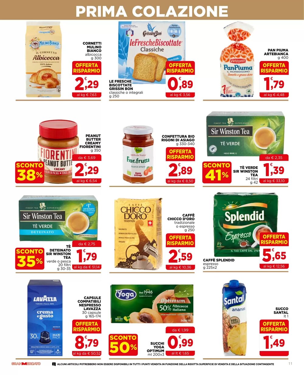 Volantino promozionale Gran mercato  valide dal 14/01/2026 - Pagina 11.