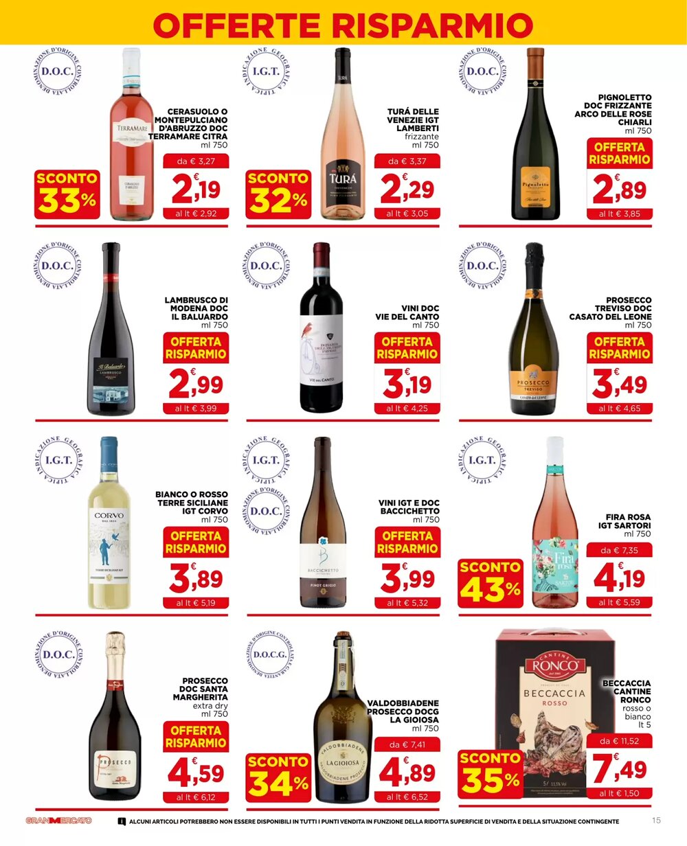 Volantino promozionale Gran mercato  valide dal 14/01/2026 - Pagina 15.