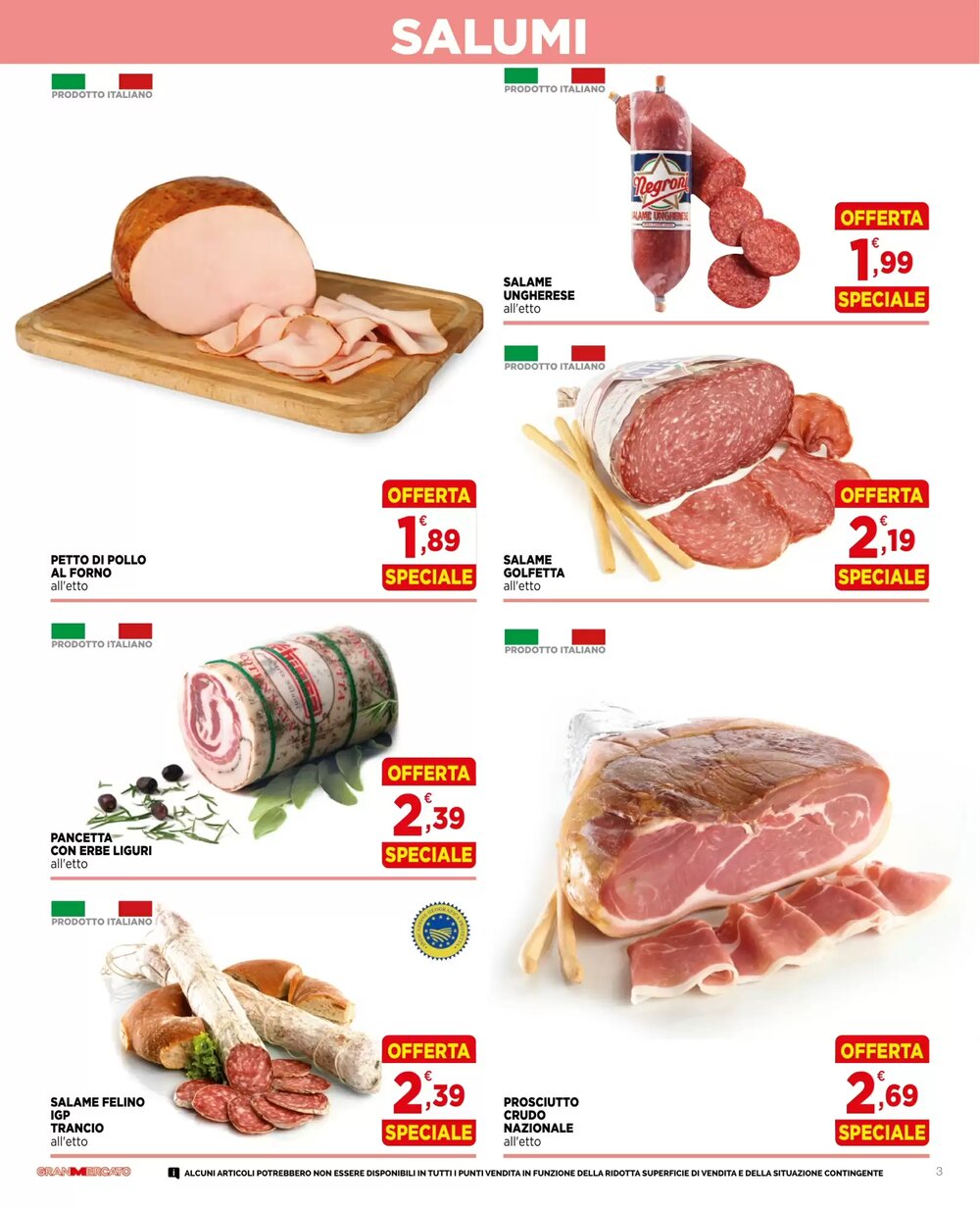 Volantino promozionale Gran mercato  valide dal 14/01/2026 - Pagina 3.