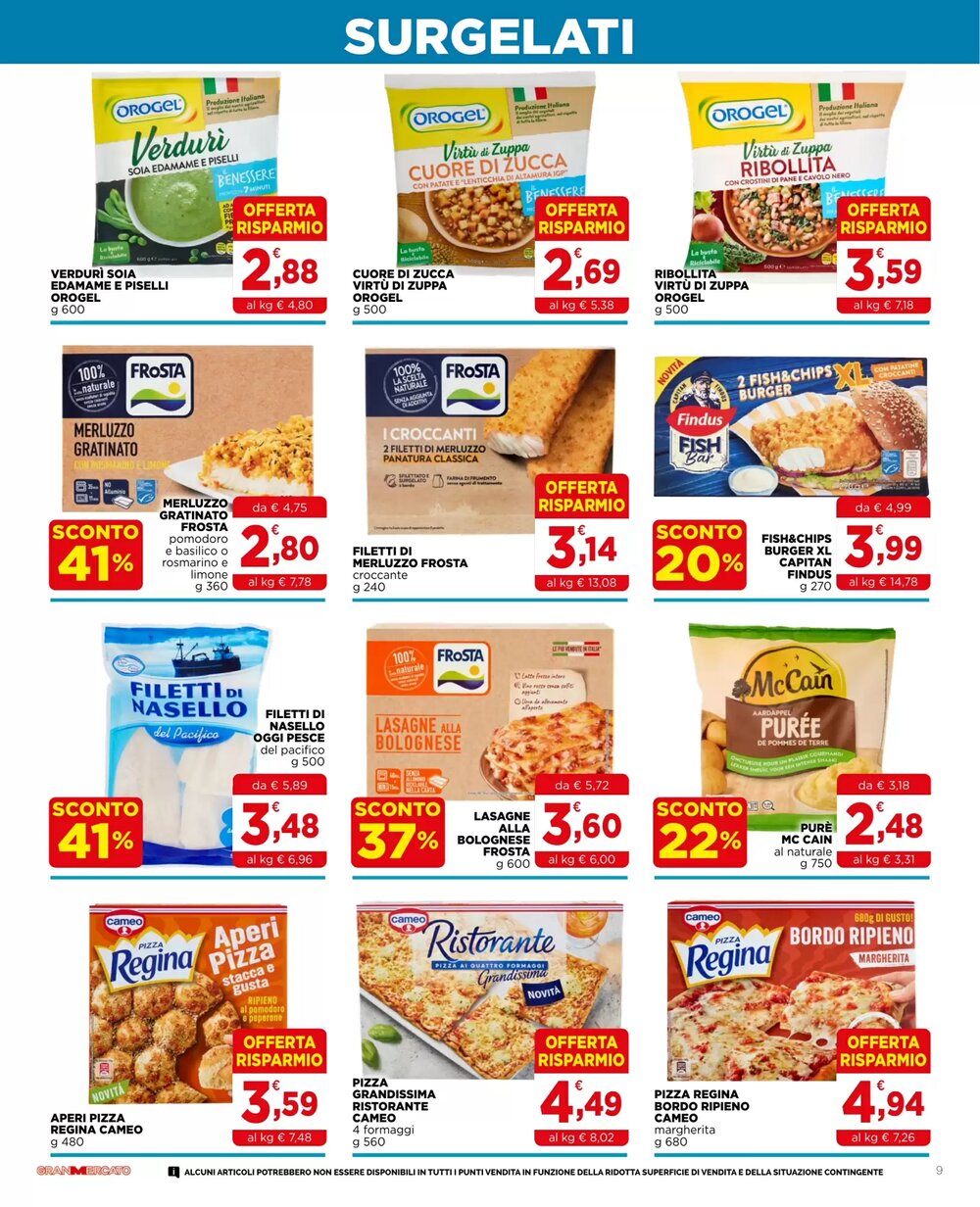 Volantino promozionale Gran mercato  valide dal 14/01/2026 - Pagina 9.