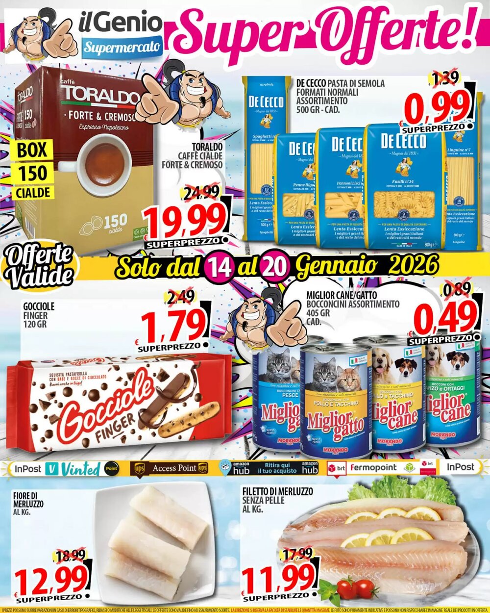 Volantino promozionale Il Genio Supermercato  valide dal 14/01/2026 - Pagina 1.