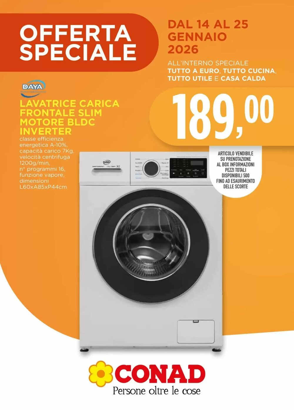 Volantino promozionale Conad  valide dal 14/01/2026 - Pagina 1.