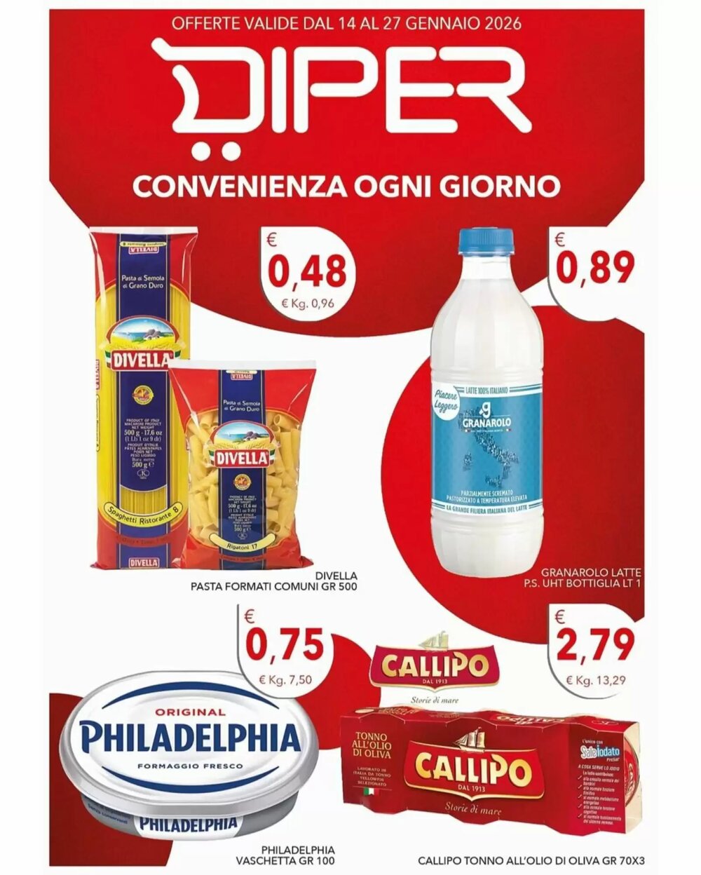 Volantino promozionale Diper  valide dal 14/01/2026 - Pagina 1.