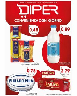 Volantino promozionale Diper  valide dal 14/01/2026 - Pagina 1.