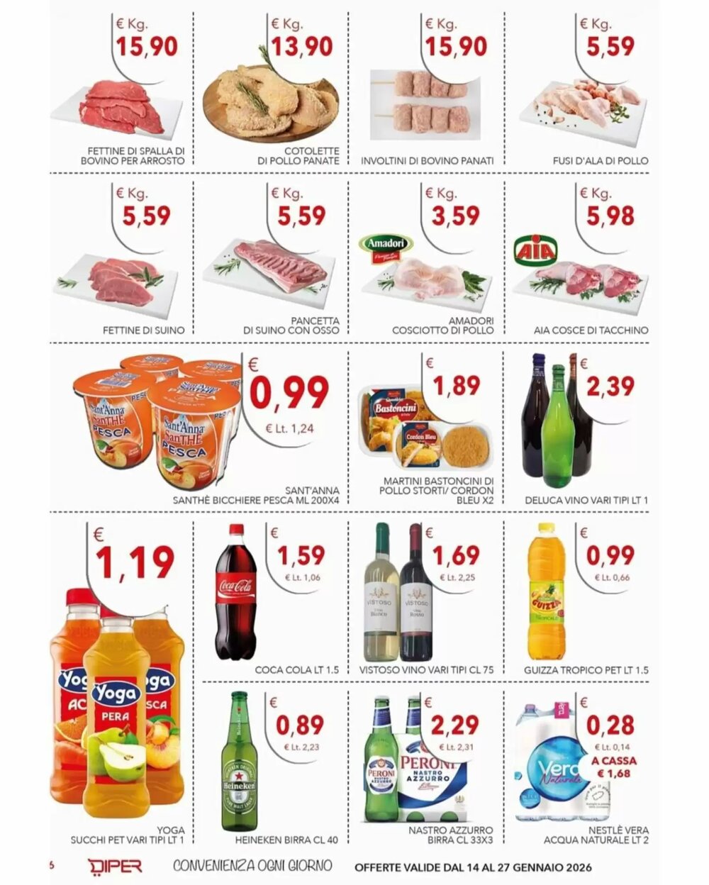 Volantino promozionale Diper  valide dal 14/01/2026 - Pagina 6.