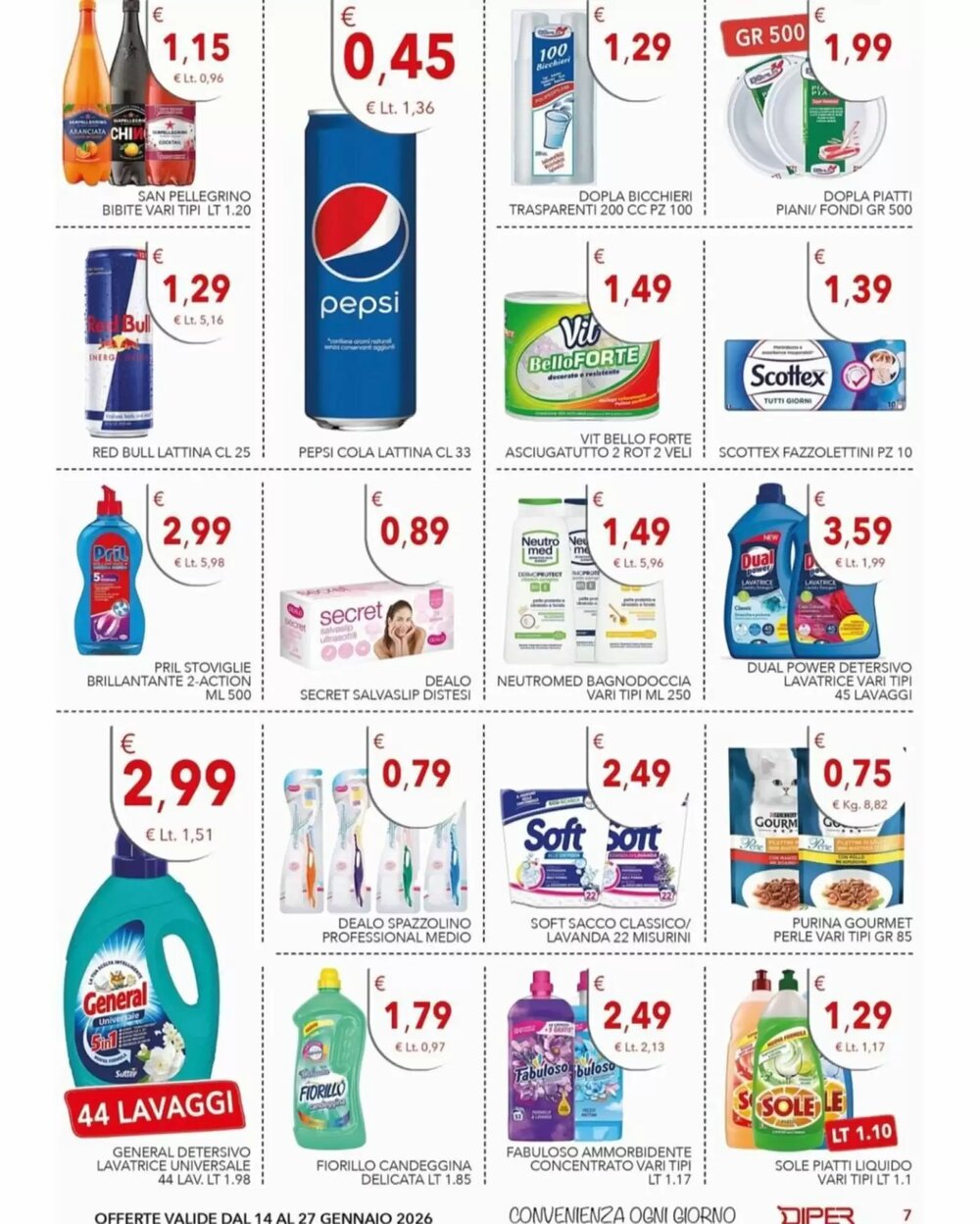Volantino promozionale Diper  valide dal 14/01/2026 - Pagina 7.