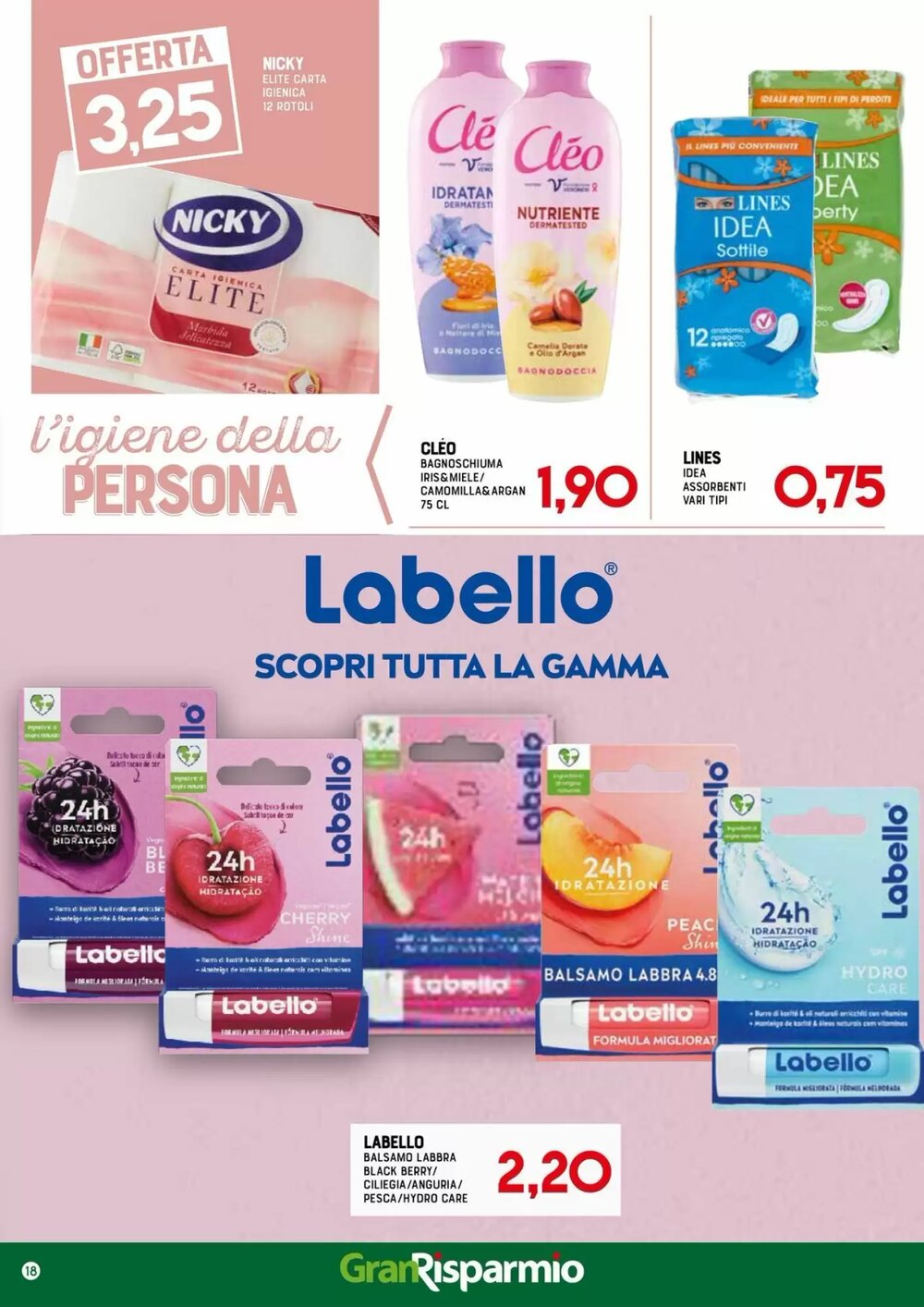 Volantino promozionale Gran Risparmio  valide dal 14/01/2026 - Pagina 18.