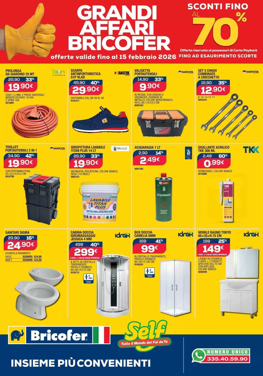 Volantino promozionale Bricofer  valide dal 14/01/2026 - Pagina 3.