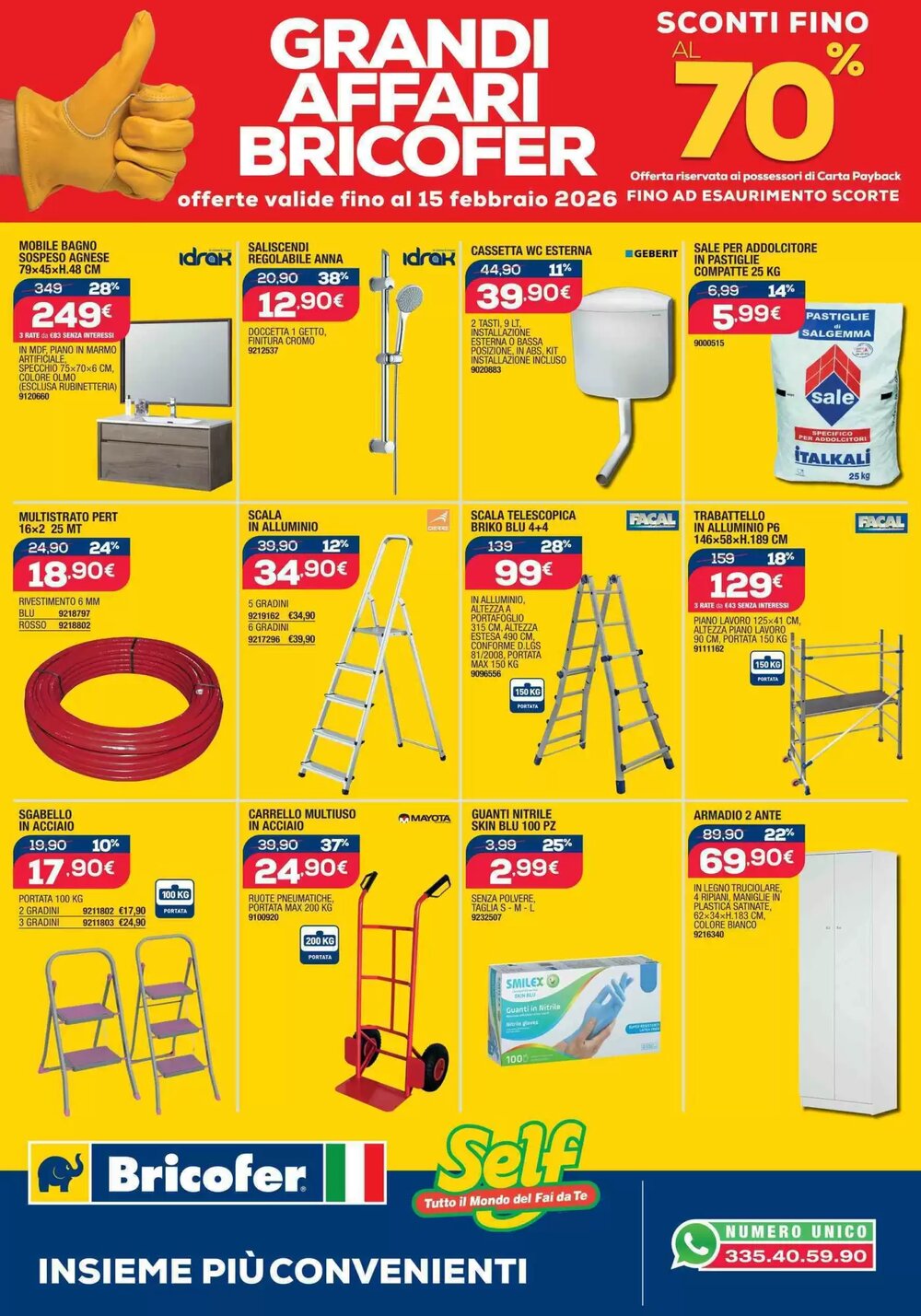 Volantino promozionale Bricofer  valide dal 14/01/2026 - Pagina 4.