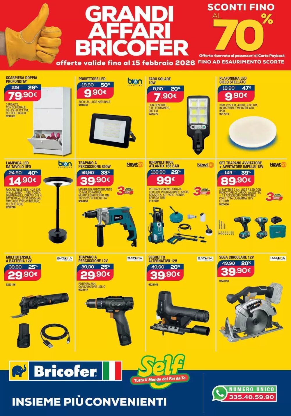 Volantino promozionale Bricofer  valide dal 14/01/2026 - Pagina 5.