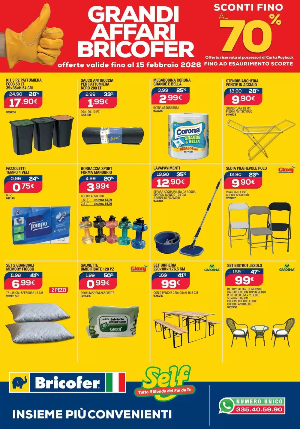 Volantino promozionale Bricofer  valide dal 14/01/2026 - Pagina 6.