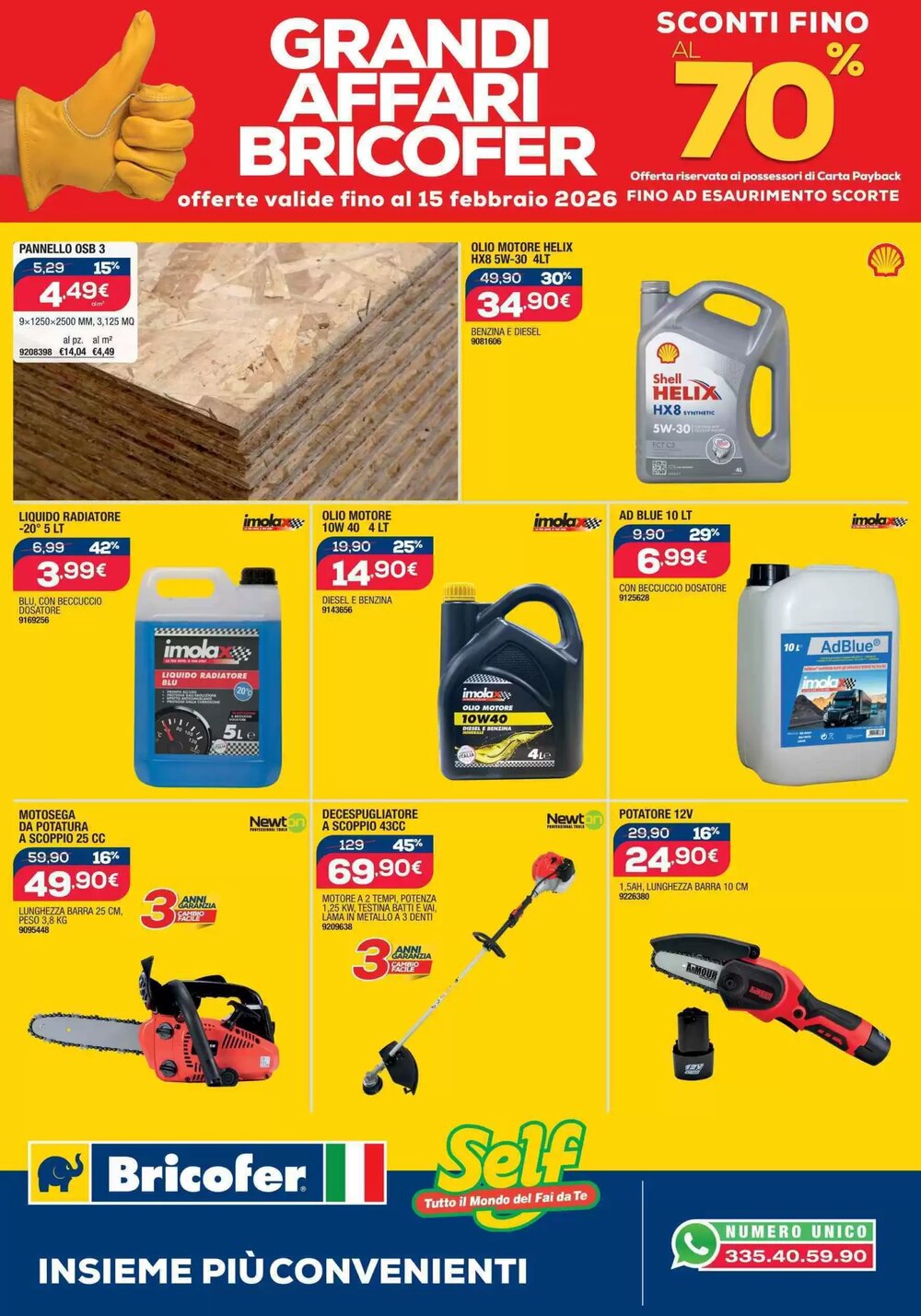 Volantino promozionale Bricofer  valide dal 14/01/2026 - Pagina 8.