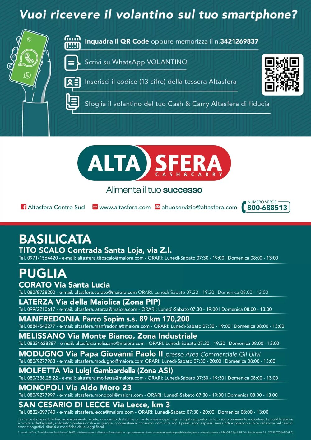 Volantino promozionale Altasfera  valide dal 14/01/2026 - Pagina 12.