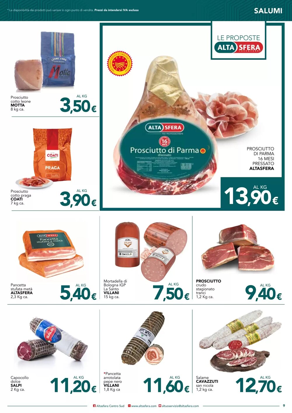 Volantino promozionale Altasfera  valide dal 14/01/2026 - Pagina 9.