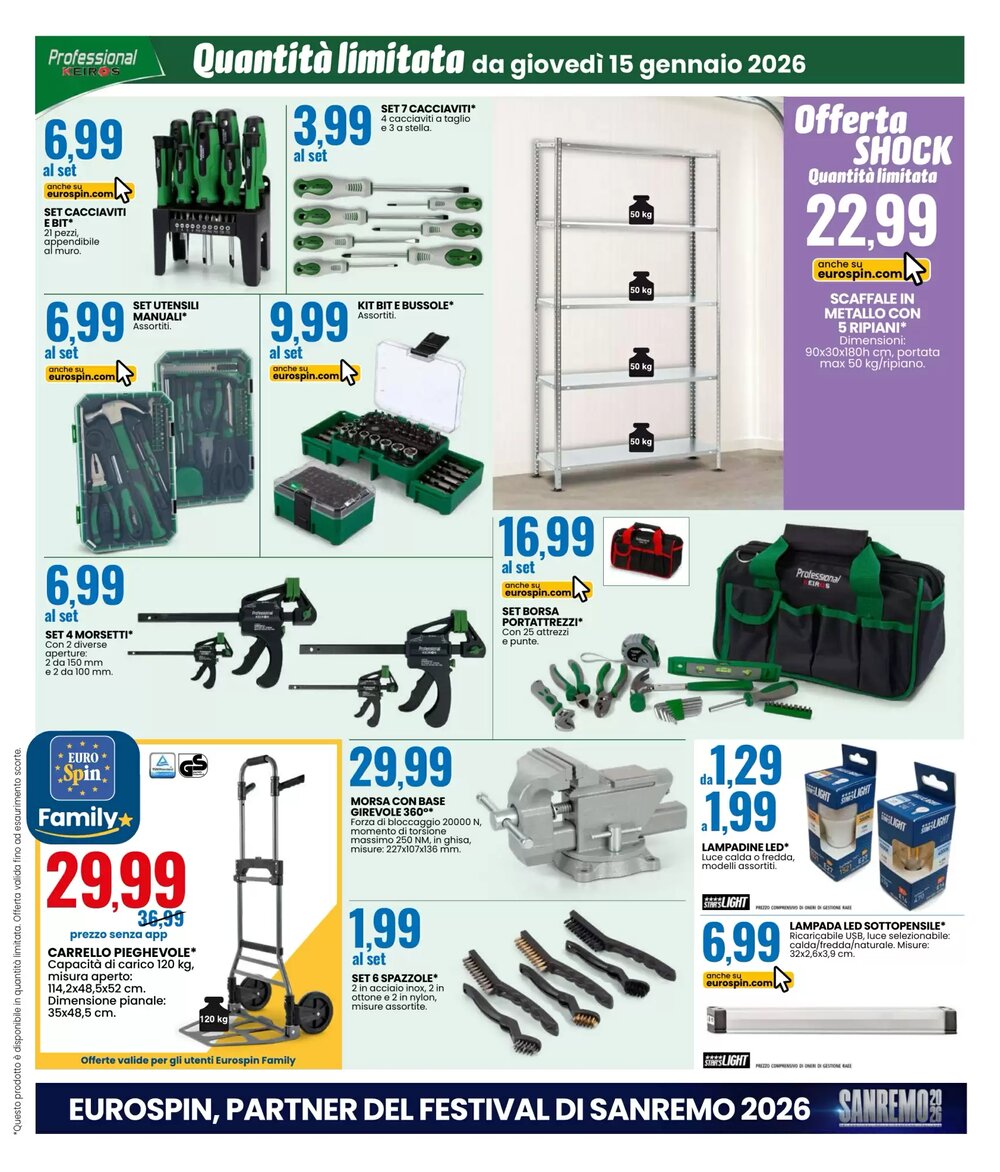Volantino promozionale Eurospin  valide dal 15/01/2026 - Pagina 13.