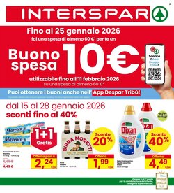 Volantino promozionale Interspar  valide dal 15/01/2026