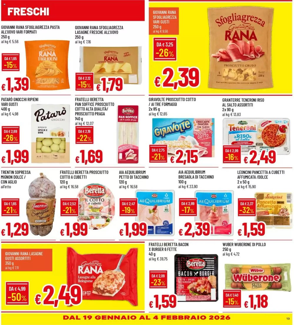 Volantino promozionale Galassia  valide dal 15/01/2026 - Pagina 13.