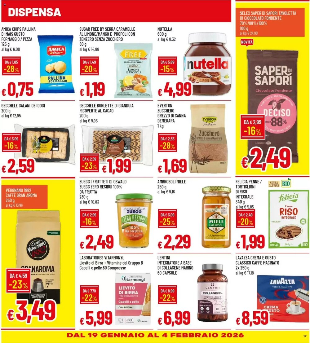 Volantino promozionale Galassia  valide dal 15/01/2026 - Pagina 17.