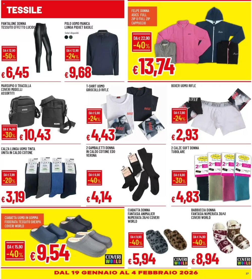 Volantino promozionale Galassia  valide dal 15/01/2026 - Pagina 27.