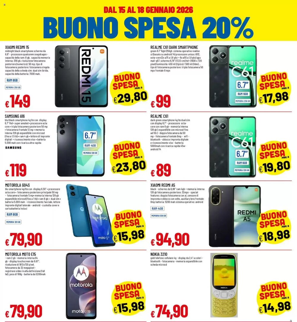 Volantino promozionale Galassia  valide dal 15/01/2026 - Pagina 3.