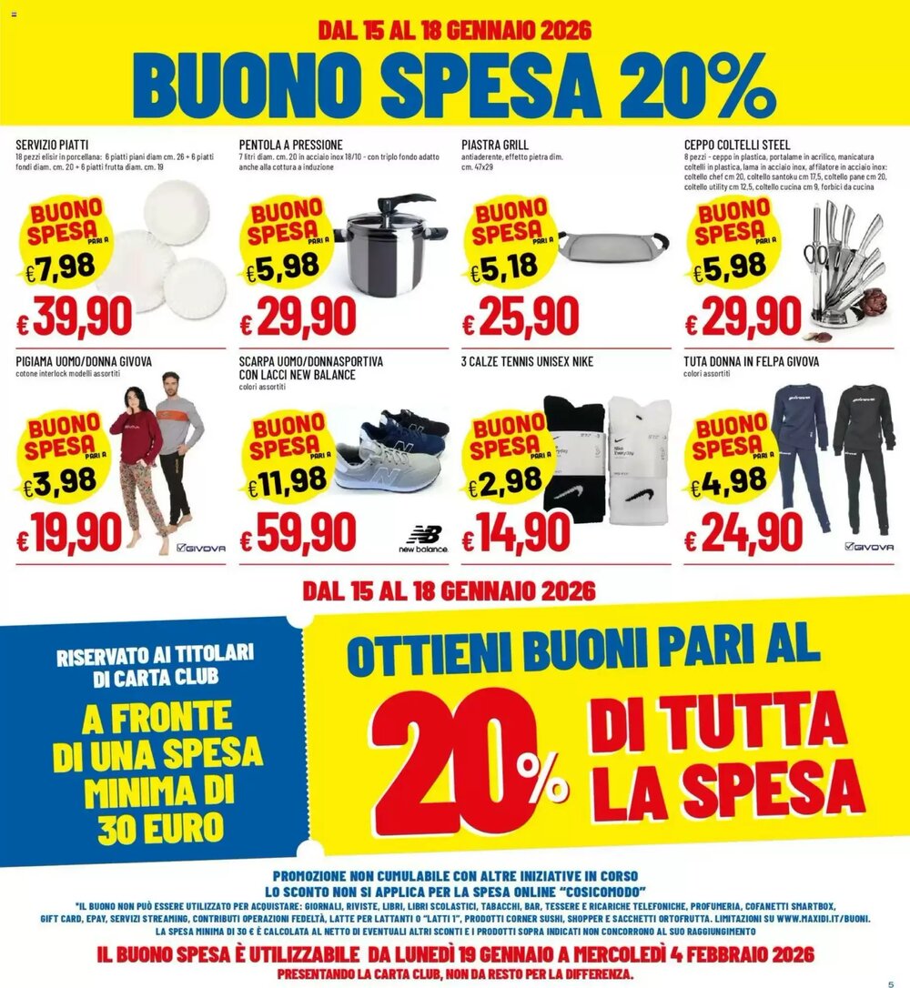Volantino promozionale Galassia  valide dal 15/01/2026 - Pagina 5.
