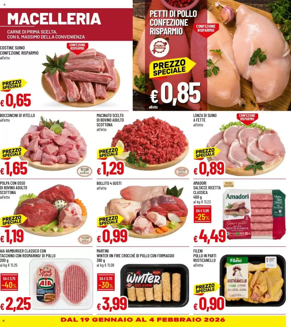 Volantino promozionale Galassia  valide dal 15/01/2026 - Pagina 8.